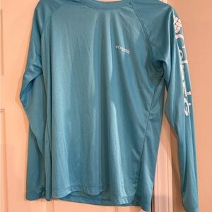 Columbia Teal Long Sleeve Shirt